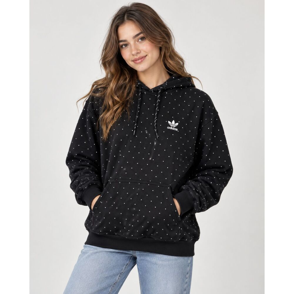 Adidas Originals Pharrell Williams HU Hiking Black Hoodie Sweatshirt Small